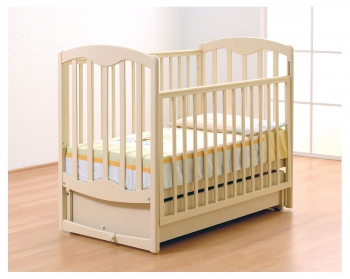 Детская кроватка Gandilyan (Гандылян) Диана (маятник) — Слоновая кость