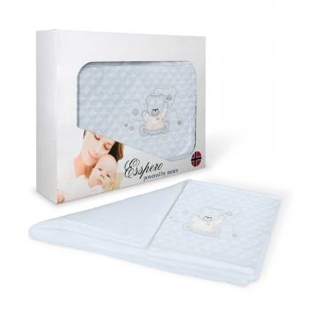 Комплект постельного белья в коляску Esspero Conny 5 предметов — Elona Blue