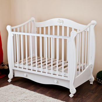 Детская кроватка Красная звезда (Можга) Валерия С 749, без качания — Белый