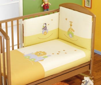 Комплект постельного белья Feretti Sestetto High Long Safari (6 предметов высокий борт) — (жёлтый)