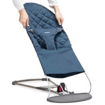 Чехол для шезлонга BabyBjorn "Bliss Cotton" [ art. 0120 ] — 15 / Синий