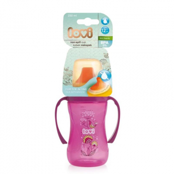 Поильник-непроливайка Lovi Folky арт. 35/330, 250 мл — пурпурный