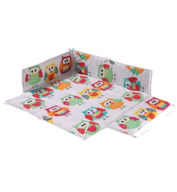 Мягкий бампер для манежа Geuther Ameli — цвет 131 (совы)