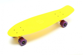 Скейтборд Triumf Active 27" TLS-402 — желтый с филетовыми колесами