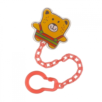 Держатель для пустышки Happy Baby — Мишка