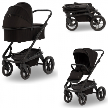 Коляска 2 в 1 Moon Solitaire — Black (555) 2020