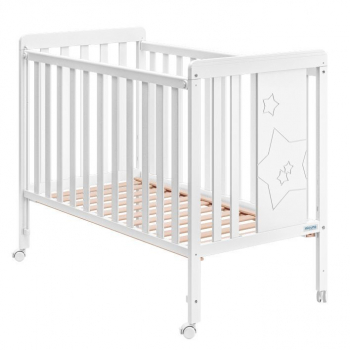 Детская кроватка Micuna Nova 120х60 — White + матрас CH-620