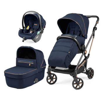 Коляска 3 в 1 Peg Perego Vivace Lounge Modular Special Edition — Blue Shine