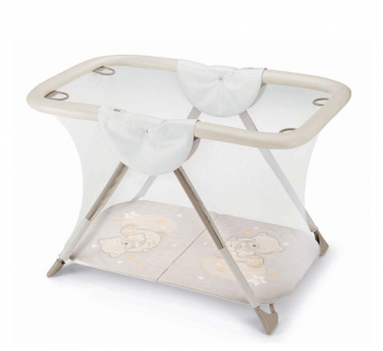 Детский манеж Cam Brevettato — 260Bd бежевый мишка и луна