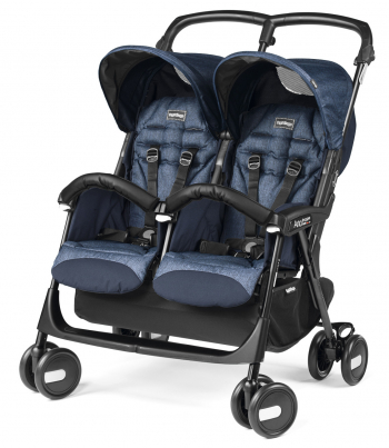 Коляска для двойни Peg Perego Aria Shopper Twin — Indigo