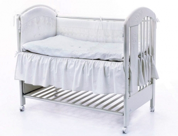 Простынь с воланом 120x60 Funnababy — Белый