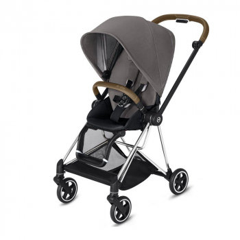 Прогулочная коляска Cybex MIOS (шасси Chrome Brown) — Manhattan Grey