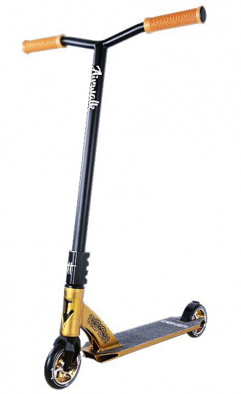 Трюковой самокат TechTeam Airwalk  (2018) — золотой