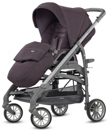 Коляска-трость Inglesina Trilogy — Maroon Glace (серое шасси)