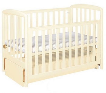 Детская кроватка Кубаньлесстрой Лютик АБ 15.3 — . Слоновая кость