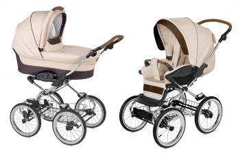 Коляска 2 в 1 Navington Caravel (большие колеса) — Royal Sand