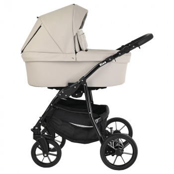 Коляска 2 в 1 PITUSO Nino Кожа — Light Grey