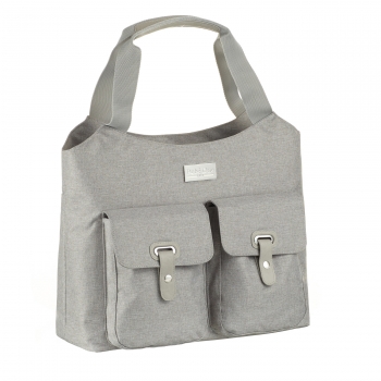 Сумка для мамы близнецов Bebe Due Athens — Soft Grey