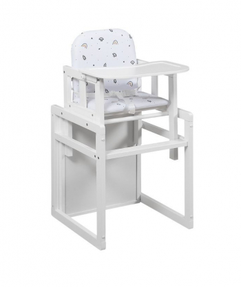 Стульчик для кормления растущий Micuna Tik-Tak Light Box — White