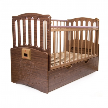 Кровать-трансформер Daka Baby Укачай-ка 03 — Орех
