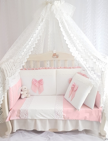 Комплект постельного белья Eco Line Madrid Light (120х60) — Розовый