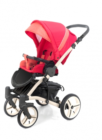 Прогулочная коляска Esspero Grand Tour (шасси Beige GT) — Red Sunset