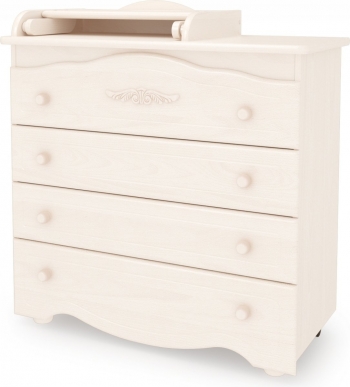 Пеленальный комод Gandilyan (Гандылян) Сильвия Люкс — Выбеленный бук