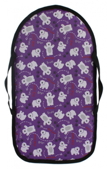 Ледянка Hubster Мишки фиолетовые, овальная 45x85см — во5107