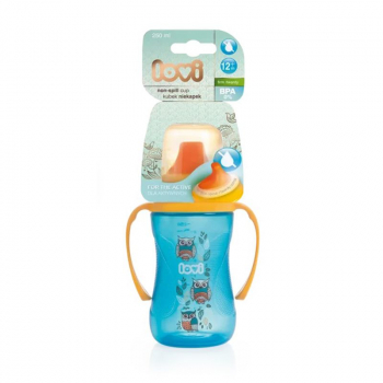 Поильник-непроливайка Lovi Folky арт. 35/330, 250 мл — бирюзовый