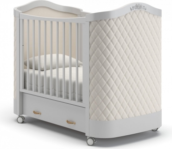 Детская кроватка Gandilyan Тиффани — Белая ночь (ромб)