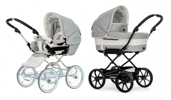 Коляска 2 в 1 Emmaljunga Mondial De Luxe (шасси City Black) — Pure