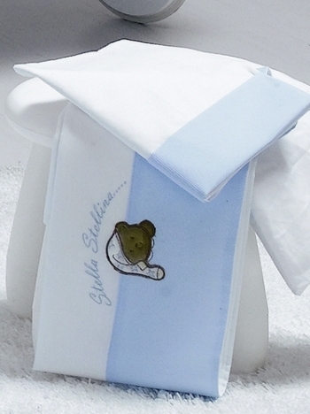 Постельный комплект Roman Baby STELLA STELLINA 3 предмета  — Light Blue (Голубой)