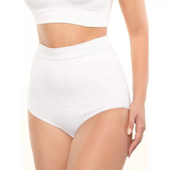 Пояс-трусы бесшовный для женщин ФЭСТ белый — размер (95-120)