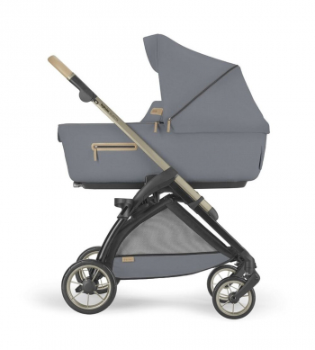 Коляска 3 в 1 Inglesina Electa Element c подставкой под люльку Stand Up — Paper Blue