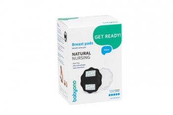 Вкладыши для груди BabyOno NATURAL NURSING (24шт.) — Черные