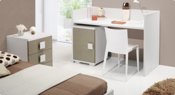 Детская кроватка-трансформер Trama Textil Marfil/Dark серия Combi Prime — 3