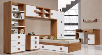 Детская кроватка-трансформер Trama Cerezo/Branco Mate серия Combi Prime — 2