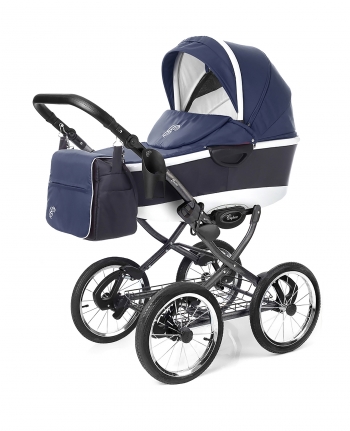 Коляска для новорожденных Esspero Classic Alu (шасси Graphite) — Navy