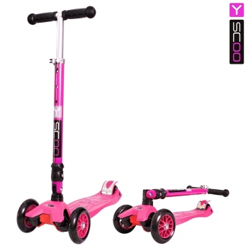 Самокат Y-SCOO 35 MAXI FIX Simple — pink