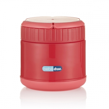 Термоконтейнер Bebe Due 300 мл для питания с ручками — Красный