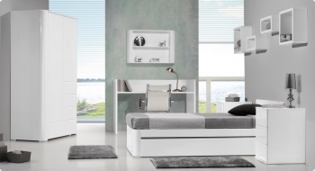 Детская кроватка-трансформер Trama Branco Brilho серия Combi Arc — 2