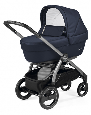 Коляска для новорожденных Peg Perego Book 51 S Elite (шасси White/Black) — Class Navy