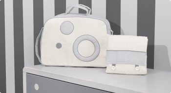 Комплект постельного белья Trama Circles Cinza серия Look — 2