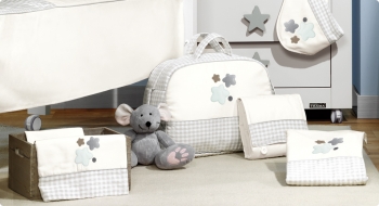 Комплект постельного белья Trama Star Cinza серия Look — 3