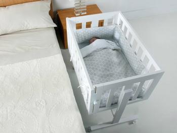 Комплект постельного белья для колыбели Micuna Cododo TX-1640 — Dots Grey