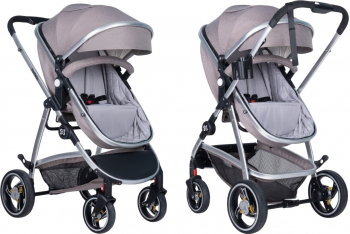 Коляска-трансформер Farfello Pristina — Коричневый