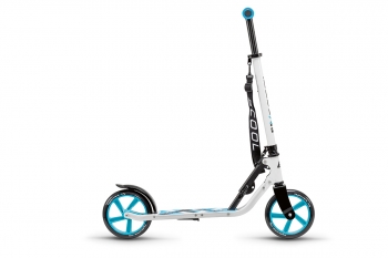 Самокат SCOOL flax 8.3 — Бело-голубой