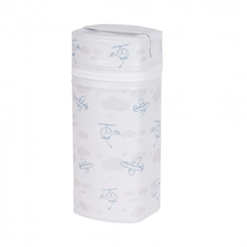 Сумка-термос Ceba Baby Jumbo — Grey Planes