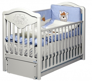 Детская кроватка-маятник Baby Italia Gioco LUX — Белый (Bianco)