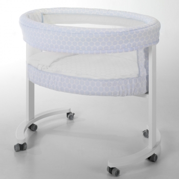 Колыбель Micuna Smart Fresh MO-1456 — Blue Dots/White